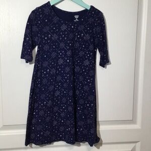 3 for $15 Old Navy Blue Patterned Kids Dress